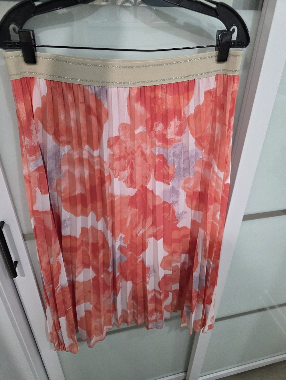 Gerry Weber Lemon Soul Floral Pleated Midi Skirt EU 40 US 10 - Picture 11 of 16